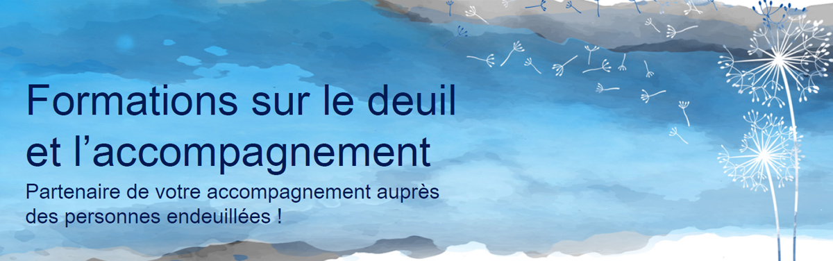 Visuel Formations sur le deuil et l’accompagnement